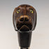 British vintage brown shaft resin dog head handle walking stick 83cm